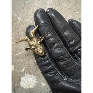 Stainless Baphomet ring.    size 9 1/2, Goat< Fashion, Witch, Pentagram